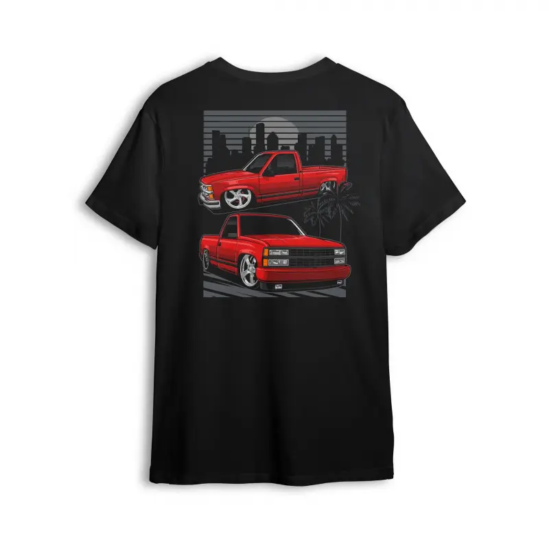Vintage OBS Red City Graphic Tee |   Custom Team OBS Streetwear Shirt |   Gift for Truck Enthusiasts |   100% Cotton Unisex Top