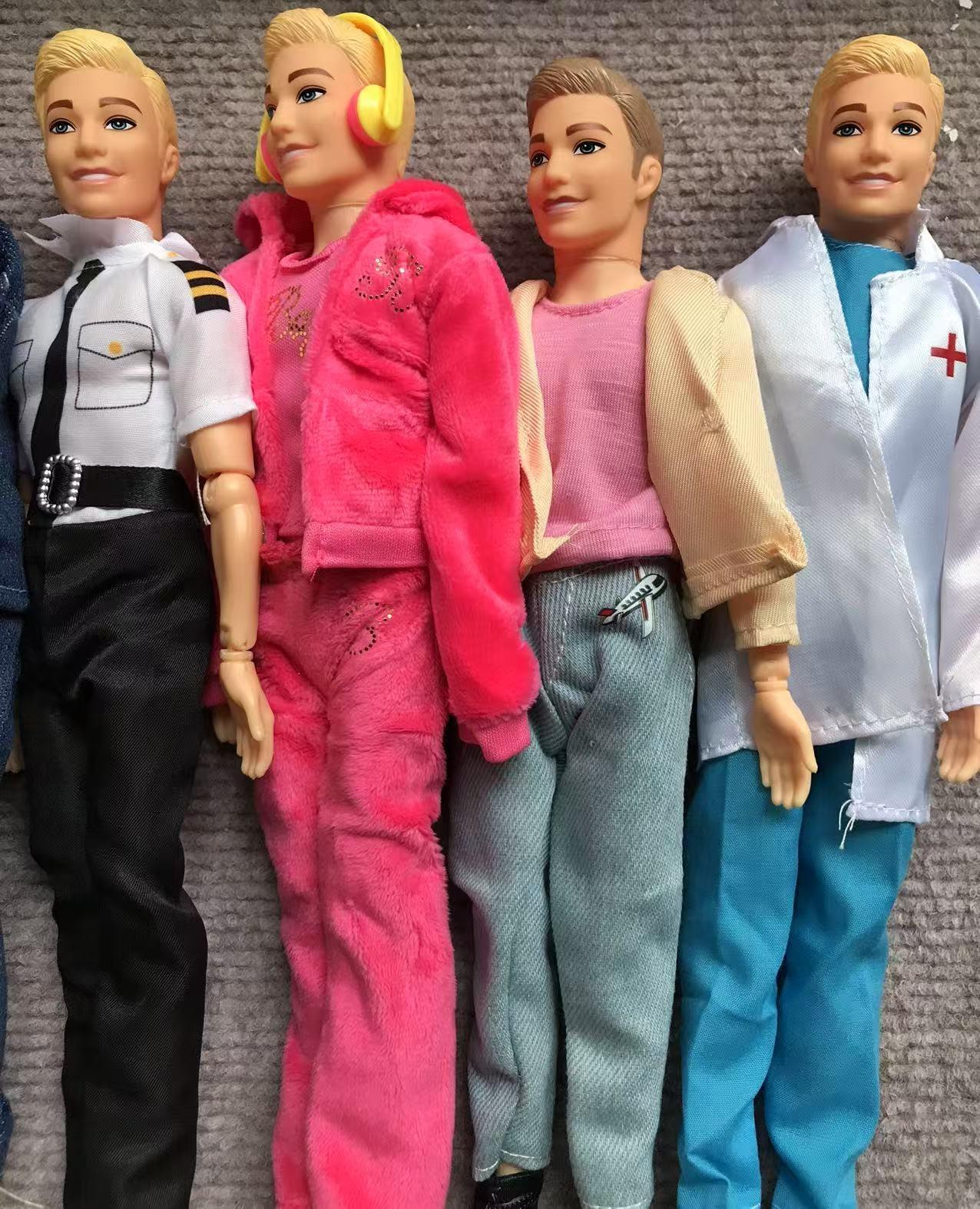 1/6 Male Doll With Clothing Set Homesome Soldier Men Doll  Handmade Clothes Outfit For 29CM Ken Prince Doll