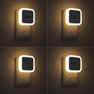 Sensor, inserted into the wall, with dusk-to-dawn function. Sensor for children's bedroom, bathroom, and corridor.