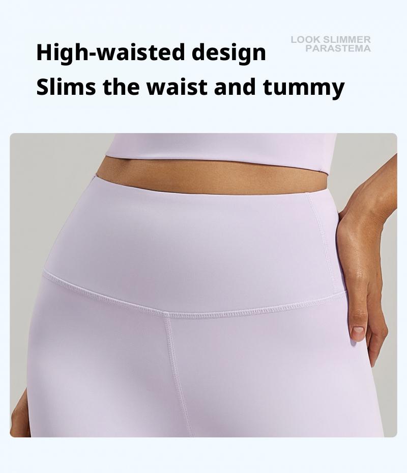 Women's Naked Feeling High Stretch Yoga Pants, High Waist Tummy Control & Butt Lifting Tight Fitness Leggings