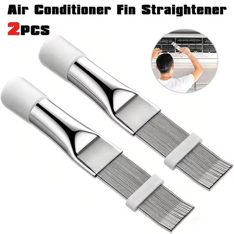 2-Pack Air Conditioner Radiator Flatners, Multi-Function Maintenance Tools for Ac, Refrigerator, Condenser, Evaporator, Industrial Equipment