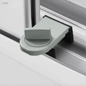 Includes shipping cost: aluminum alloy window lock clips, screen fixing clips, sliding door locks for living rooms, safety locks, child protection, sliding door limiters,summerwins,backpack,keychain