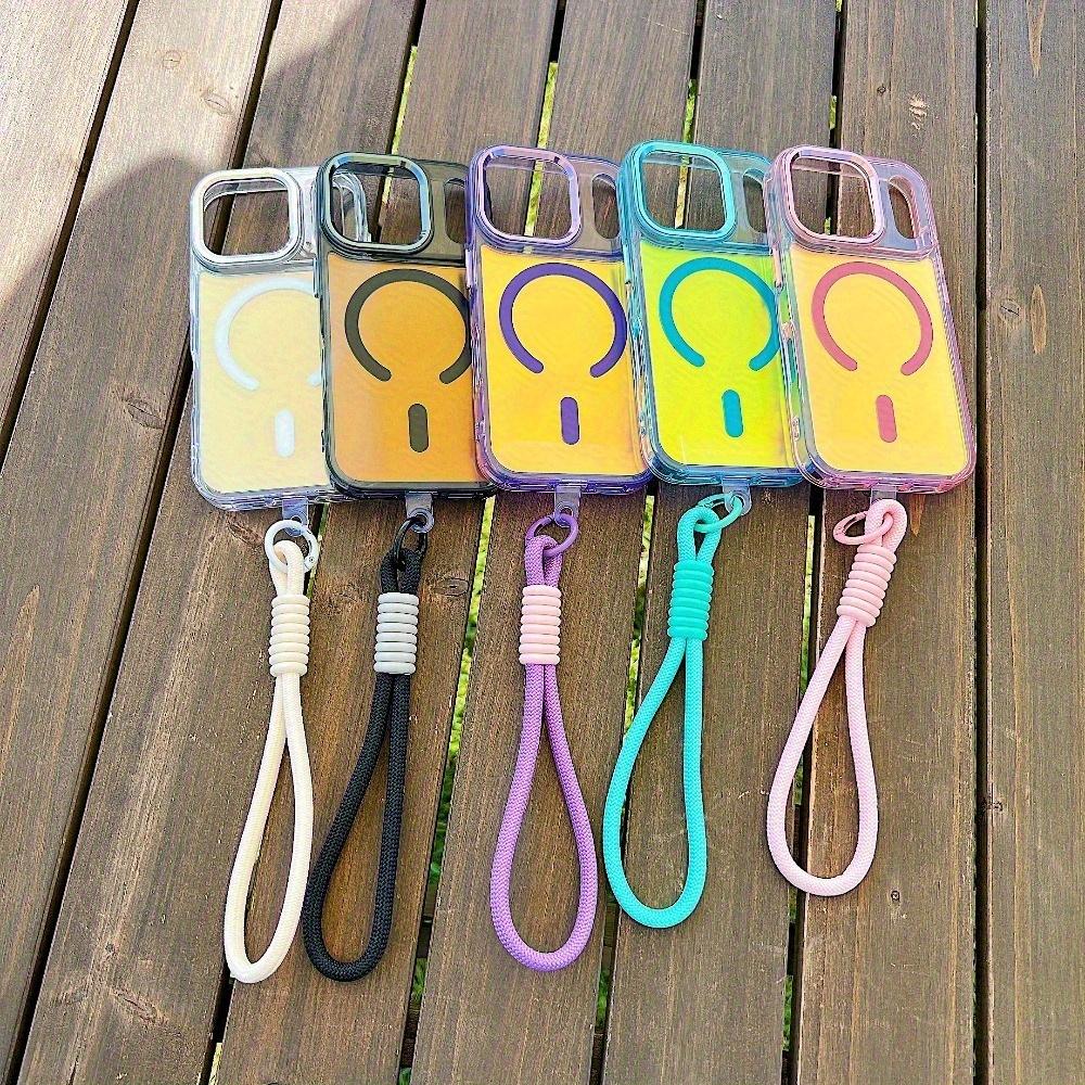 Phone Case - This Fashionable Premium Magnetic Wireless Charging Phone Case Is Compatible with for Iphone 17, 16, 15, 14, 13, 12, And 11 Pro, Pro Max, Plus, And 17AIR. It Includes a Colored Lanyard And Offers Extensive Drop Protection iphone 12 wildflower