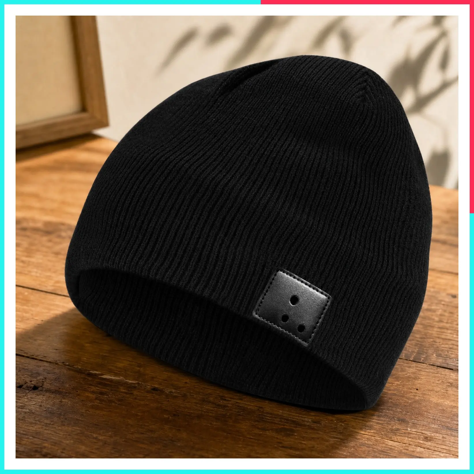 Bluetooth Beanie Hat with HD Stereo, 18 Hours Playtime, Built-in Mic, Christmas Gifts for Men Women