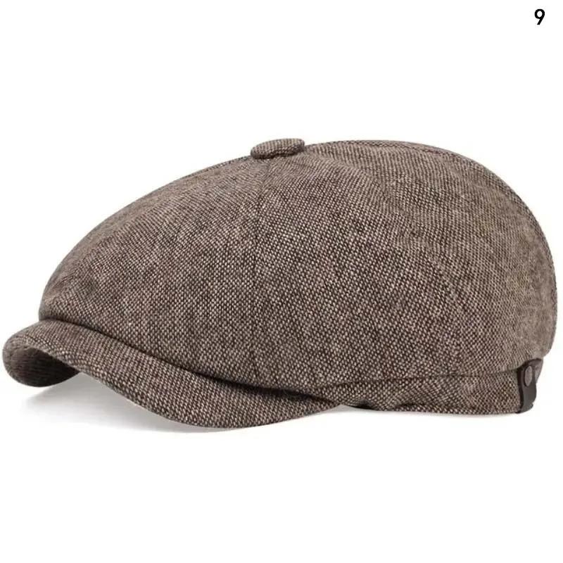 Men Casual Peaky Blinders hat Spring Autumn Retro Beret Hats Wild Casual Hats Unisex Wild Octagonal Cap girl Newsboy English hat