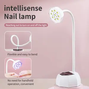 800mAh UV/LED nail lamp, USB charging, fast-curing U-shaped gel nail dryer, touch control and automatic sensing features, with three timed memory functions, suitable for beginners, suita