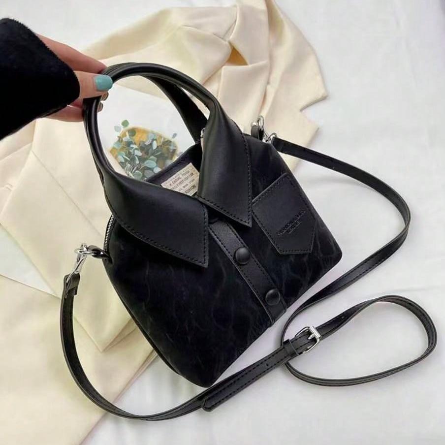 1 Piece Bag Shaped Bag Small Square Crossbody BagPu Fabric With Long Strap Shoulder Bag Satchel, Hot Girl Style, Clothing Bag Unique Stylish Women's Handheld Bag With Simple Shirt Design
