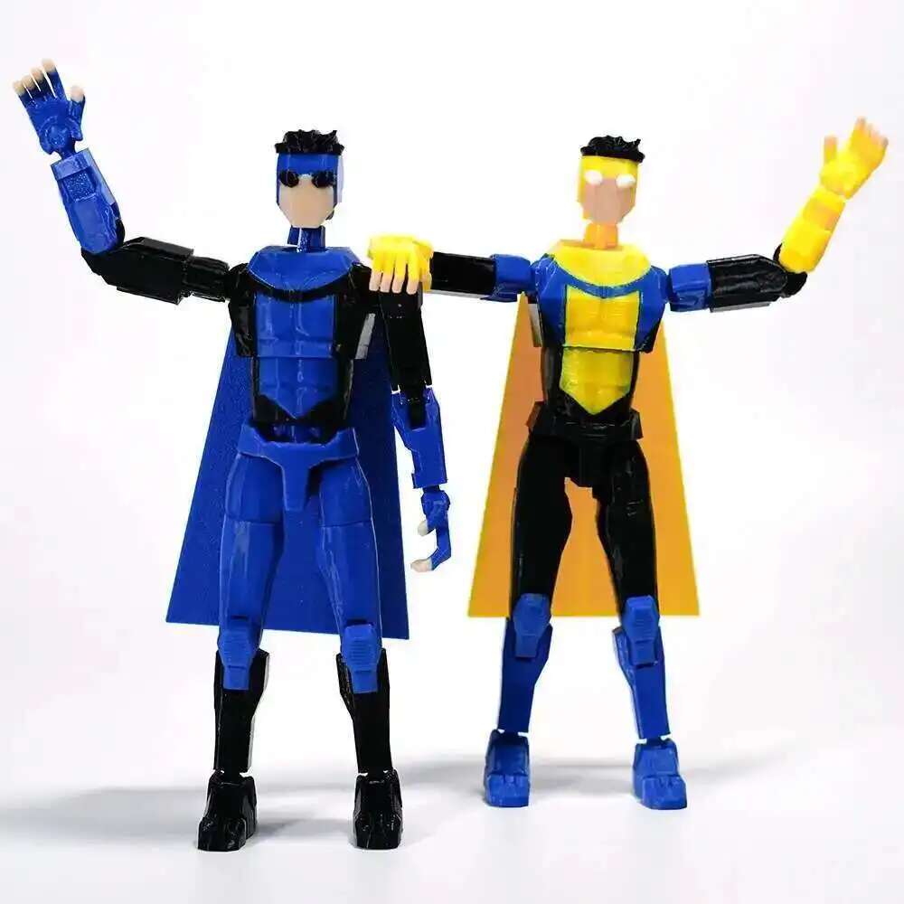 3D Printed Superheroes Invincible 2.0 Anime Multi-Jointed Shapeshift Toys Action Figures Mannequin Model Ornaments Gifts