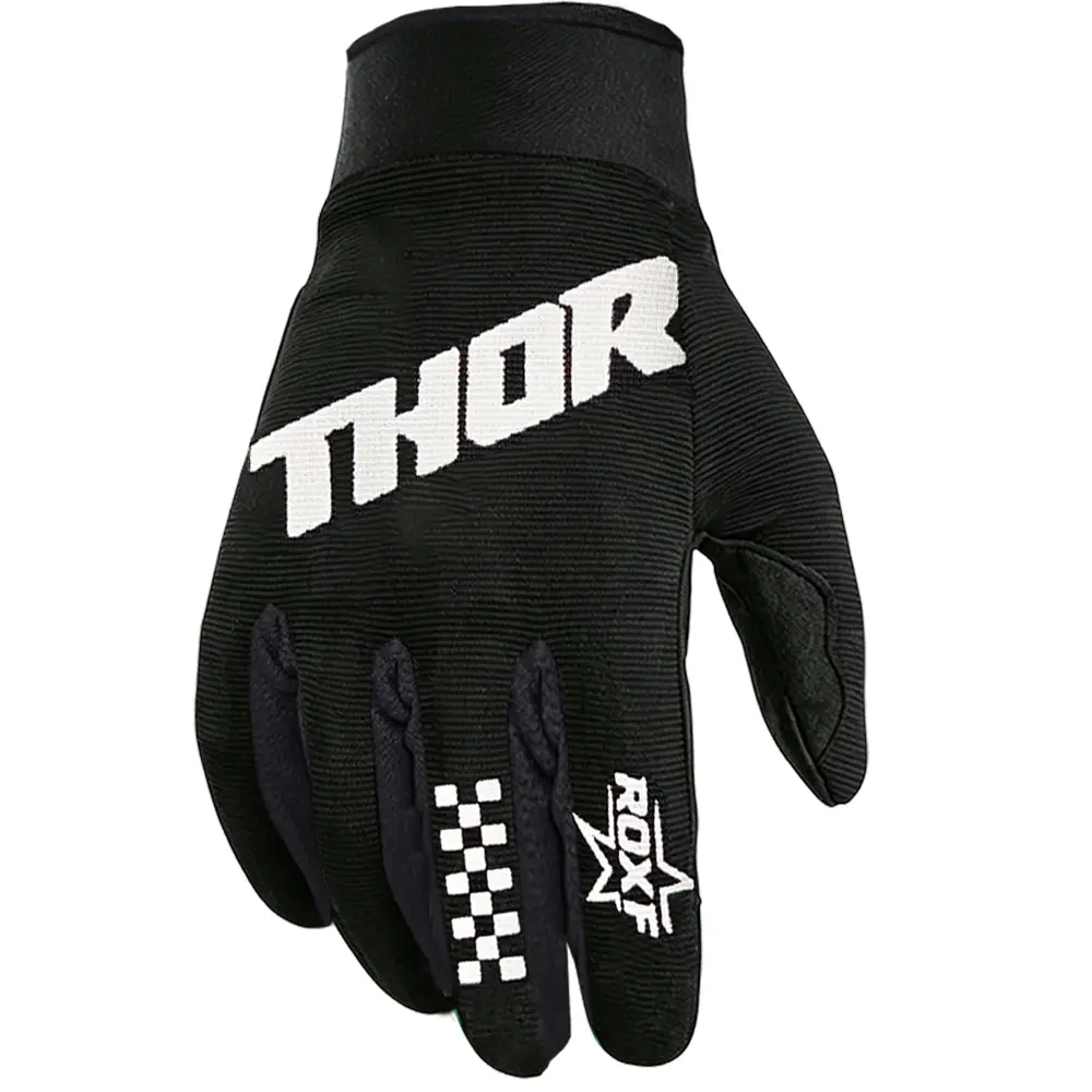 Full Finger Breathable Motocross Riding Gloves, Motorcycle Gloves, Touch Screen Anti-Slip Wear Resistant MTB Dirt Bike Protective Gloves, Checkered Pattern Lightweight Shock Absorbing Gloves for Cycling, Climbing, Multi Color Optional