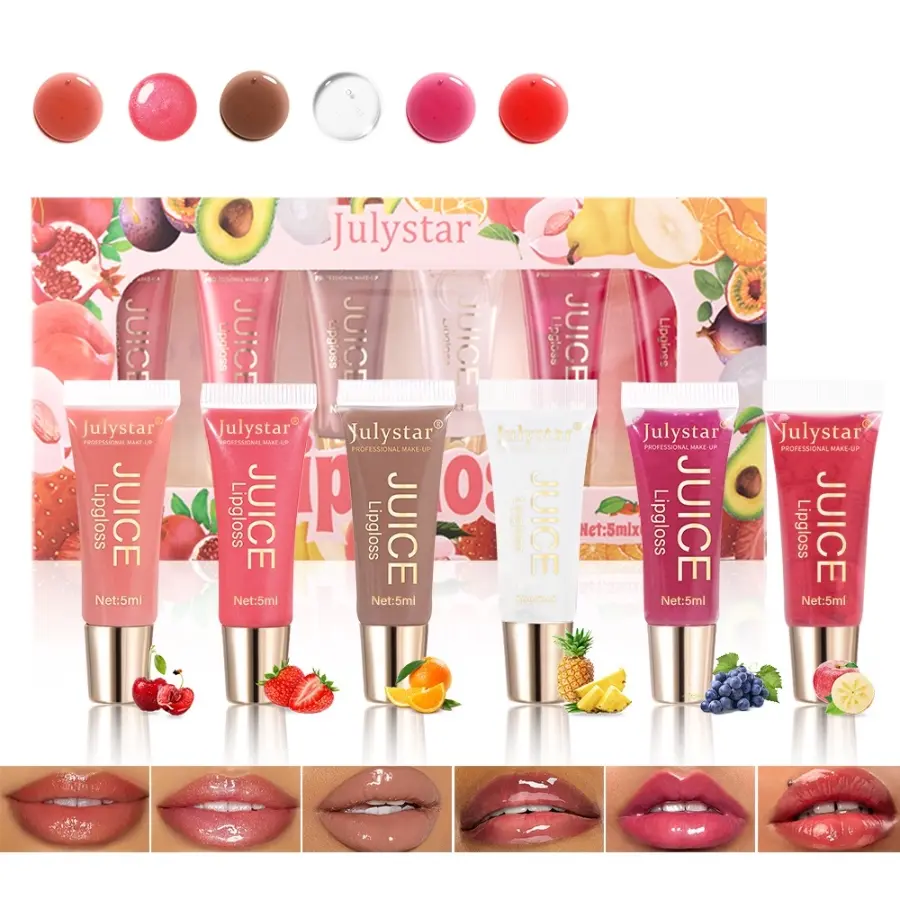 Water Light Moisturizing Lip Gloss Fruity Dudu Lip Lasting Moisturizing Hydrating Hose Set Lip Glaze