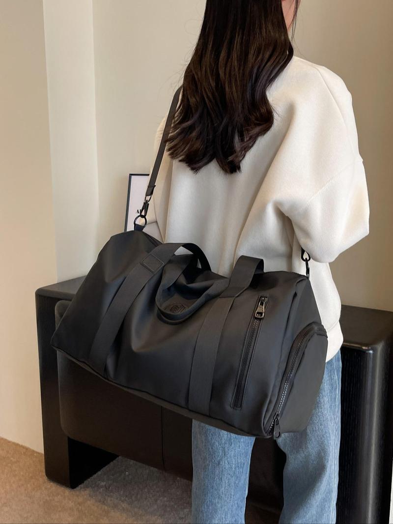 Short trip bag handbag large capacity multi-functional sports yoga bag dry and wet separation independent shoe compartment, tote bags for school, tote bag for work, essential for travel and outing, Travel Duffle Bag