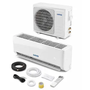 Garvee 9000 BTU Mini Split AC/Heating System, 17 SEER2 Inverter Split System Air Conditioners, Ductless Wall Mount Heat Pump, AC Unit Cool Up to 450 Sq. Ft, 230V
