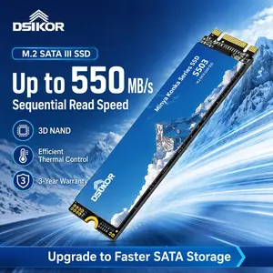 DSIKOR S503 SSD M.2 SATA Protocol 2280 NGFF Internal Drive, Upgrade Expansion for Desktop Laptop, M.2 SATA Bus Compatibility