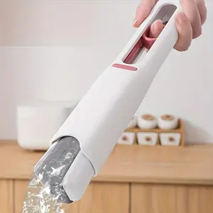 Home Cleaning Essential: Multi-functional Mini Mop with Self-Squeezing Mechanism - Portable and Includes a Free Replacement Head, White Synthetic Fiber Cleaning Tool. Suitable for Home, Living Room, Bedroom, Furniture, and Window Cleaning. Window