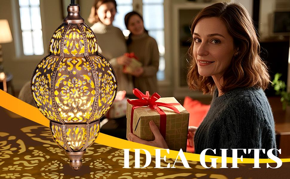 Lanterns, Moroccan Lanterns for Outside, Chandelier for Mother's Days Gifts,,Lawn, Yard Art for