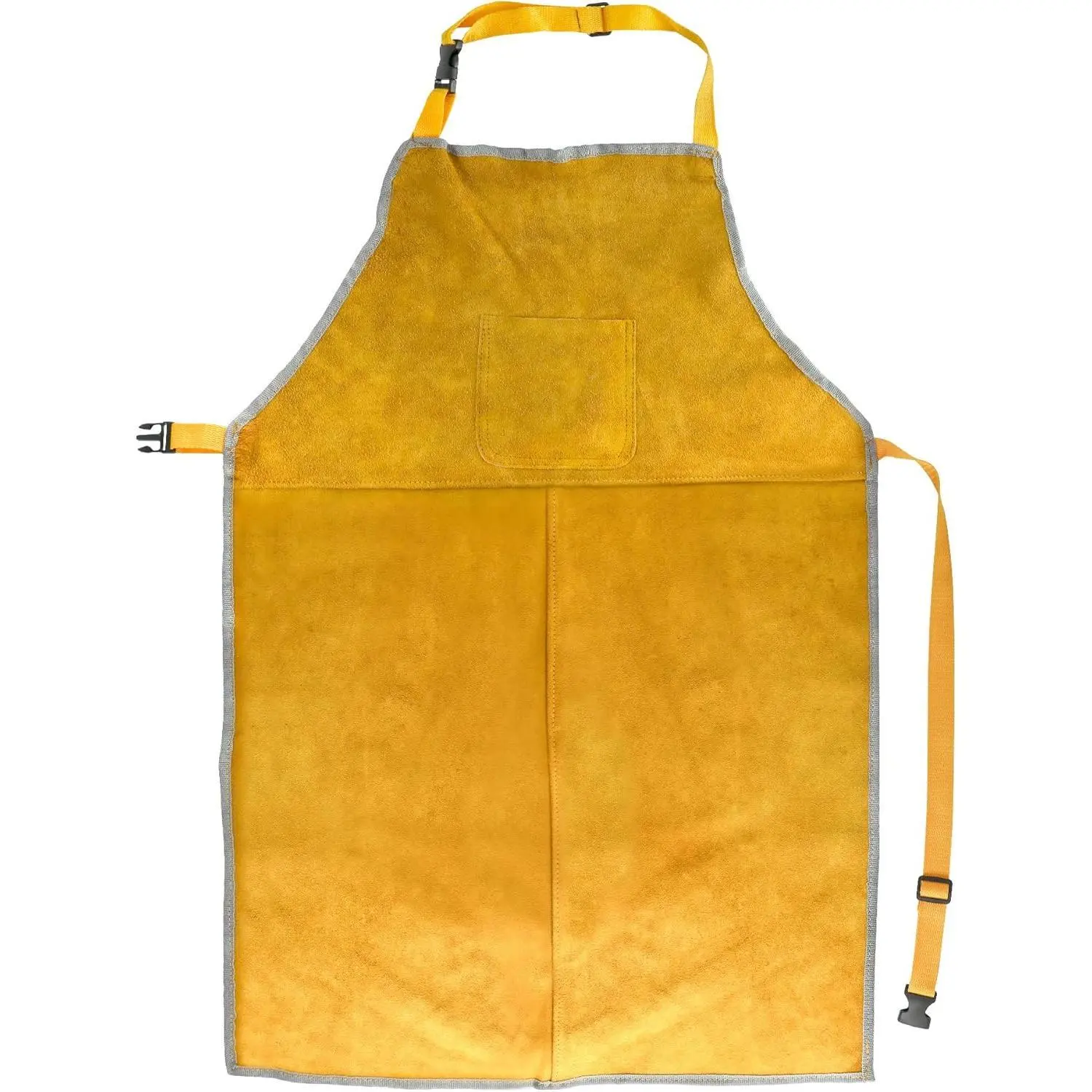 Leather Welding Apron - Flame and Welding Spatter Resistant - Adjustable Harness - Suitable for Welders, Blacksmiths