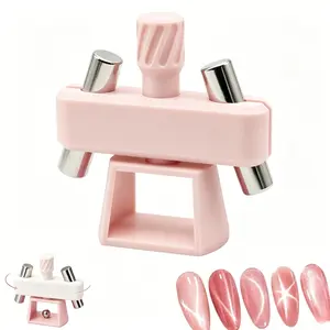 360° rotating cat eye magnet for all cat eye gel polish. Create stunning French cat eye nail designs easily. Beginner-friendly nail art tool for fast DIY salon-style manicures at home.