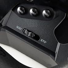 Steering Wheel, with Pedals and Paddles, Compatible with Xbox Series X/S, PS4, Xbox One, PC (Programmable for All Games)