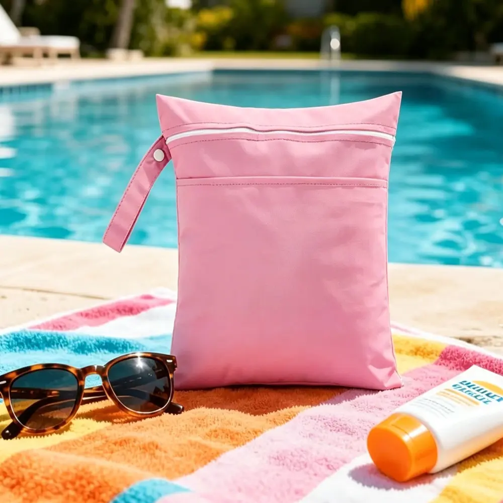 Reusable Wet Dry Separation Bag, Swimwear Travel Beach Pool Dirty Clothes Yoga Fitness Toiletry Makeup Bag, Outdoor Camping Beach Swimming Travel Fitness