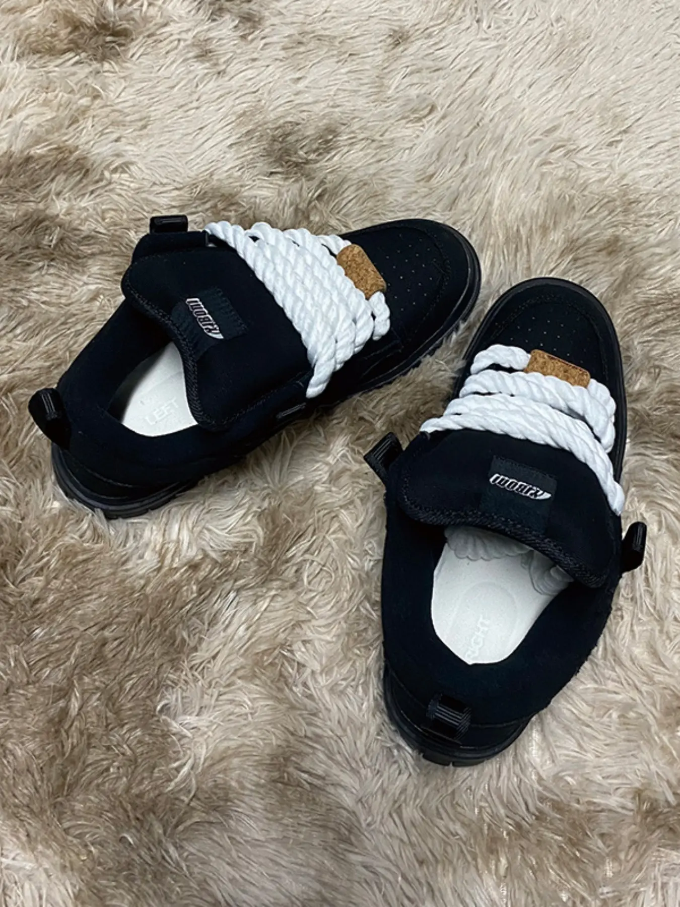 Men's Casual Canvas Shoes, Thick Bread Shoes, Thick Sole, Anti-Slip Durable, Fashionable All-Season Flatforms, Round Toe Lace-Up Design