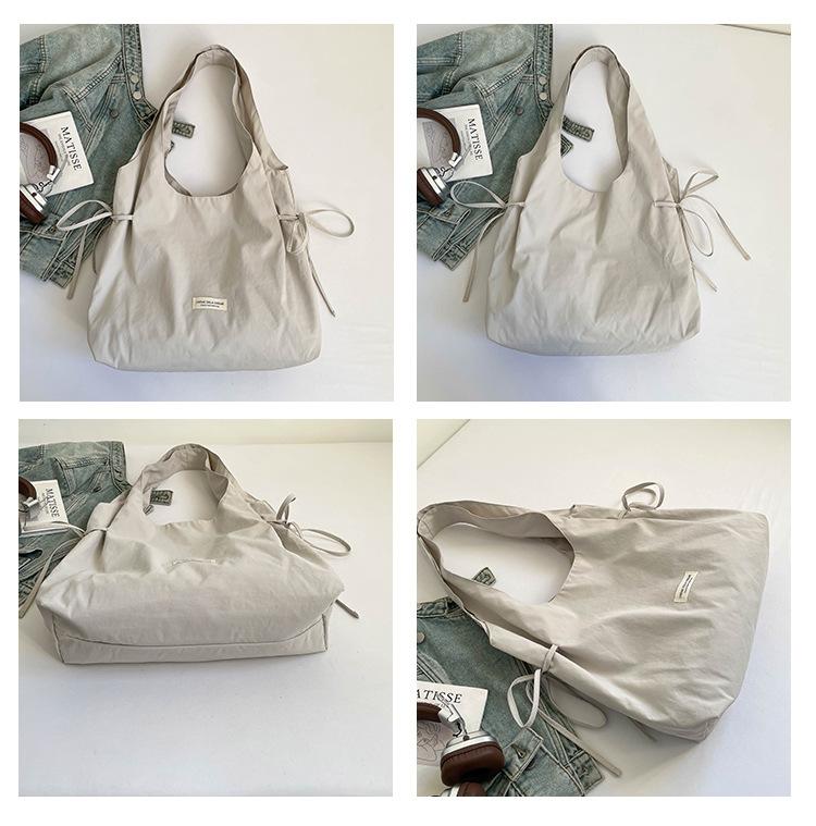 New Fashion Simple Shoulder Bag Women Large Capacity Comfortable Versatile Texture Tote Bag Simple Casual Storage Handbag