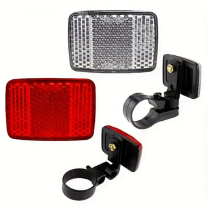 Bicycle Reflective Board Set, Mountain Bike Night Warning Reflectors, High Visibility Bicycle Reflectors and Safety Lights, Night Riding Gear, Halloween Gift