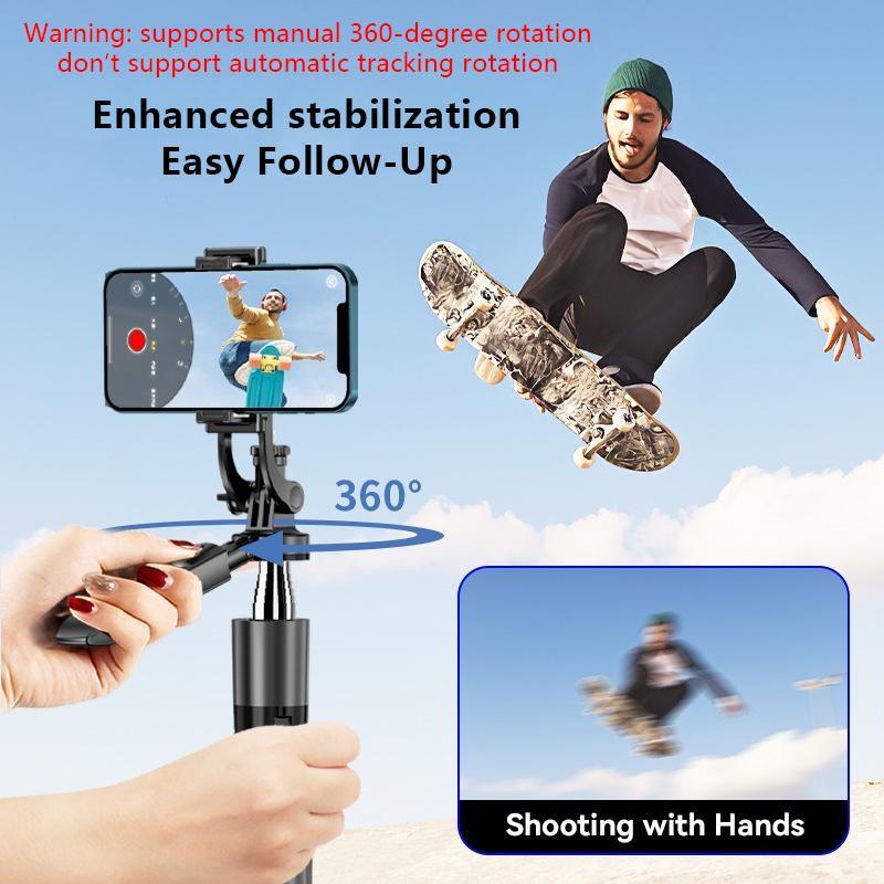 Rotatable Wireless Selfie Stick Tripod with Remote Control, Retractable Phone Tripod Stand for iPhone, Samsung Galaxy and GoPro Action Cameras, Camera Accessories