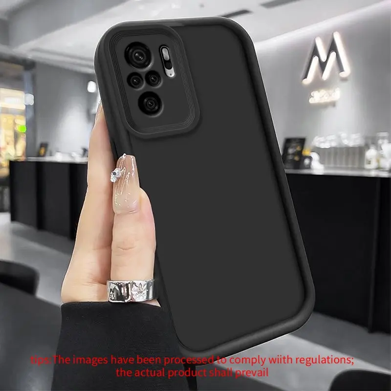 New Sky Eye Ladder Solid Color Protective Case, Shockproof Smartphone Cover for Xiaomi Redmi Note 10 Pro Note 10S Phone Cover Full Coverage Lens Anti-Drop Shockproof Non-Slip Soft Edge TPU Couple BFF Matching