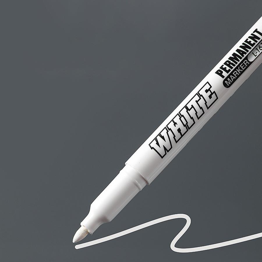 White Ink Marker Pen, 1/2/3/4/5 Counts Quick-Dry Waterproof Paint Marker Pen, Permanent Oil Marker, Stationery Supplies for Home, School and Office #GLOBAL PICKS