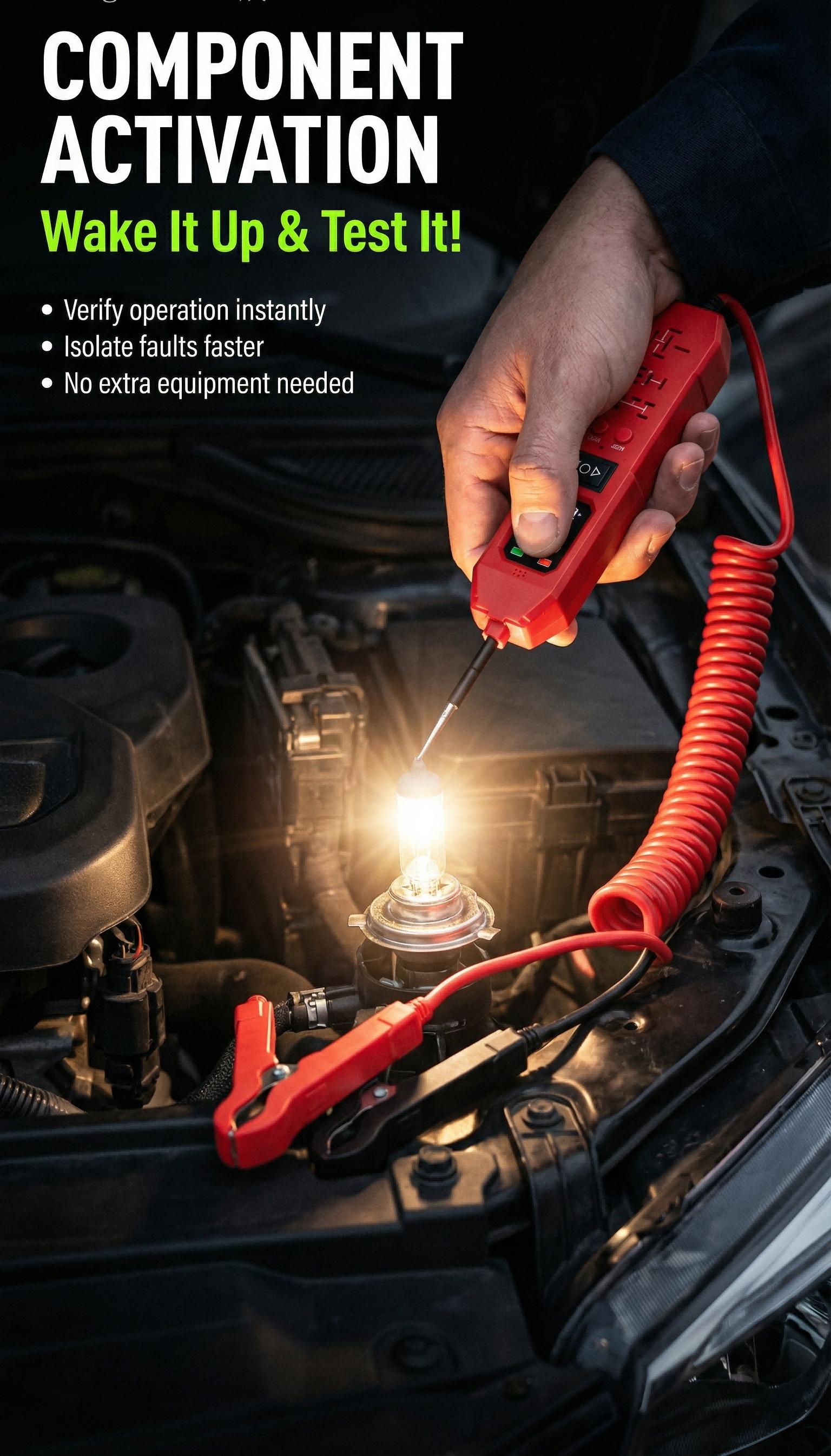 3 in 1 Power Circuit Probe Tester,3.5-36V DC Circuit Tester Automotive,Test Light,relay tester , Fuse & Voltage Tester,Automotive Short Circuit Breake Finder Electrical Tools summerwins,summerwins