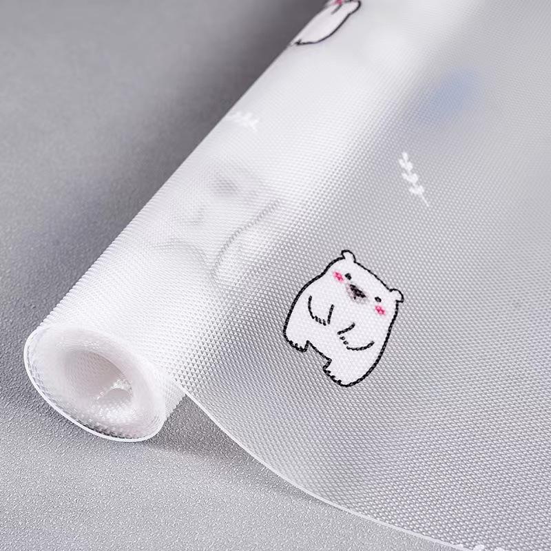 Kitchen Cabinet Shelf Liner Roll, Eva Waterproof Refrigerator Pad, Easy Meal Mat, Non-Stick Drawer Lining, Modern Style