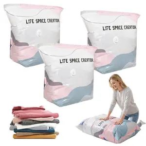 Vacuum Storage Bag, 2026 New Vacuum Packing Bag, Ideal for Clothes, Down Blankets, Travel, Home Comfort Blanket, Bedding Compression, Space Saving, Compression Storage Bags