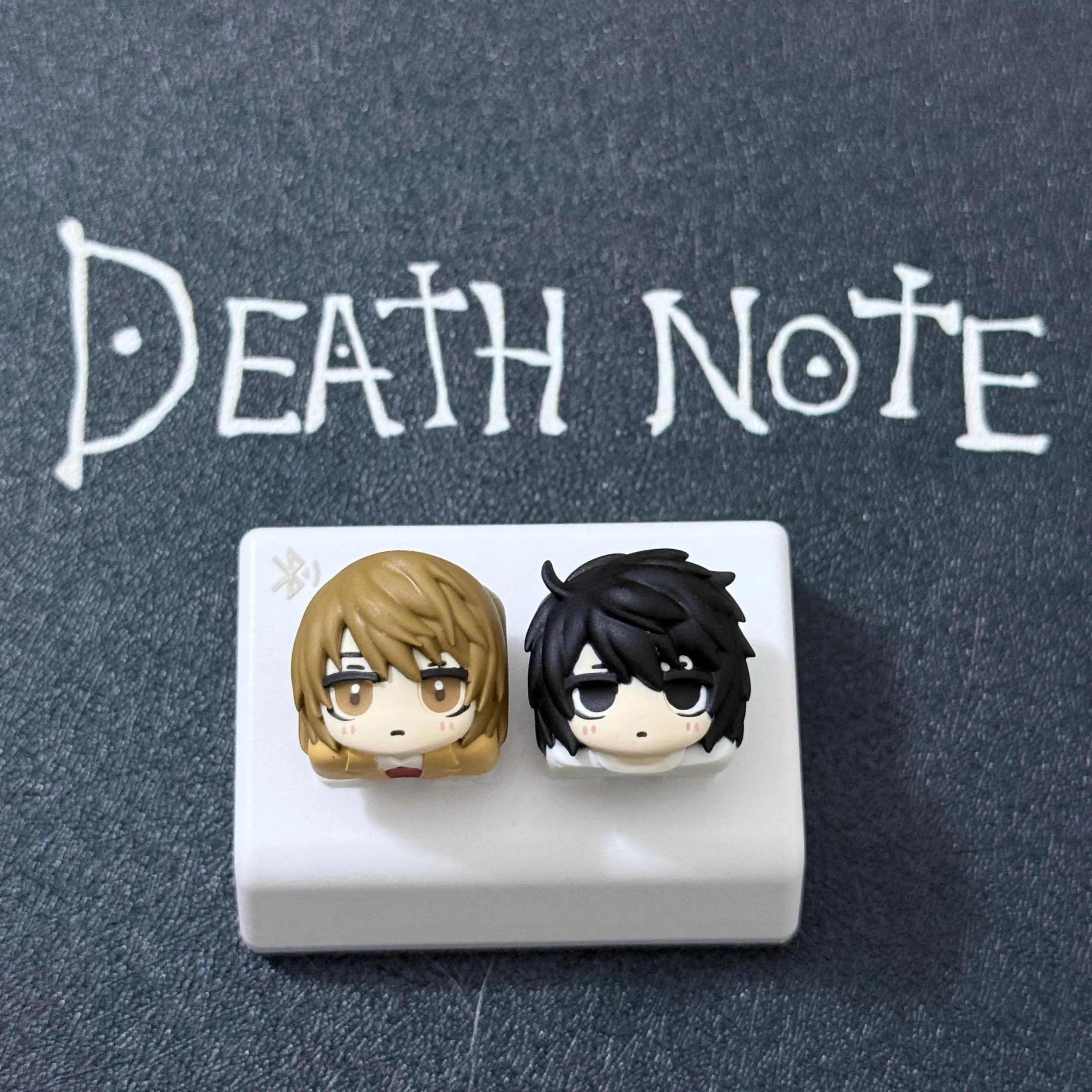 DEATHNOTE Yagami Light L·Lawliet Anime Cartoon Theme Keycaps Kawaii Mechanical Keyboard Accessory Keycaps Creativity Gift OEM C4