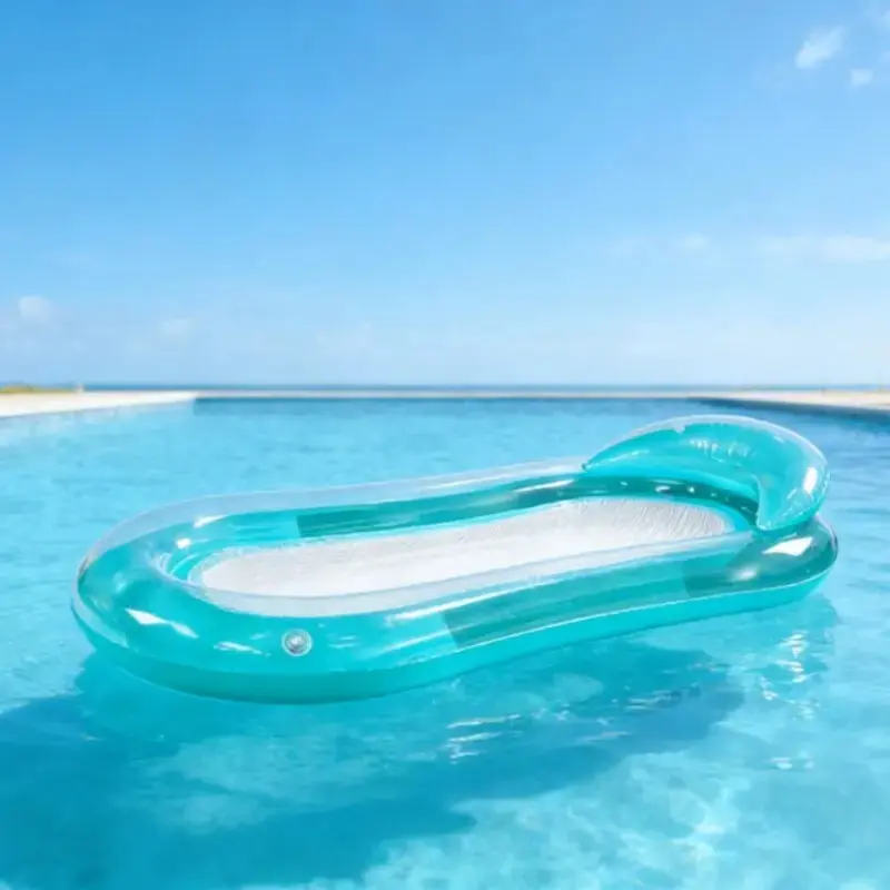Inflatable Backrest Floating Hammock, Water Sports Float Bed, Comfortable Outdoor Relaxation, Easy to Inflate and Use, Perfect for Lakes and Pools