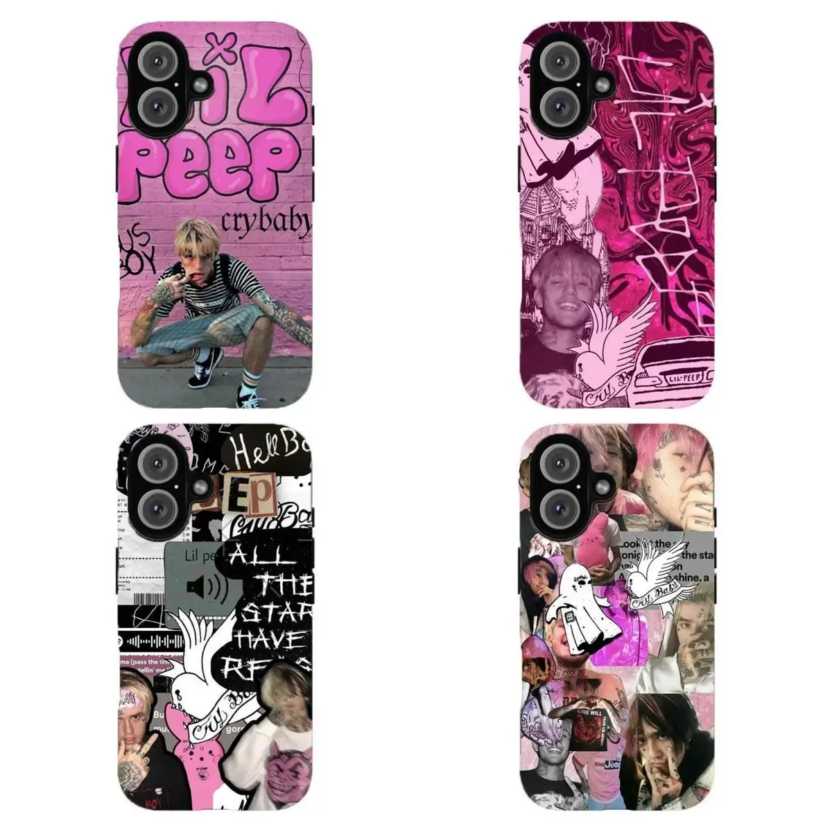Li1 Pppeeppp Custom Multiple Collage Smartphone Cellphone Casing, Trendy Music Aesthetic Shockproof Accessory for Devices, Compatible for iPhone 11-17 ,for Samsung S21-S25, Ideal Fans Gift
