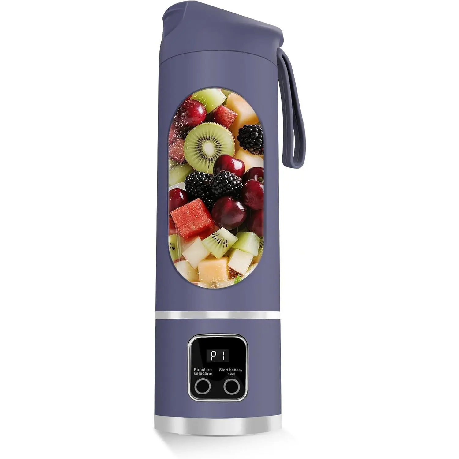 Portable Blender, 500ML Blenders for Smoothies with LED Display | 12-Blade USB-C Rechargeable Blender, Travel Blender Cup for any kitchen, office, outdoor, travel, gym or sportsGift.