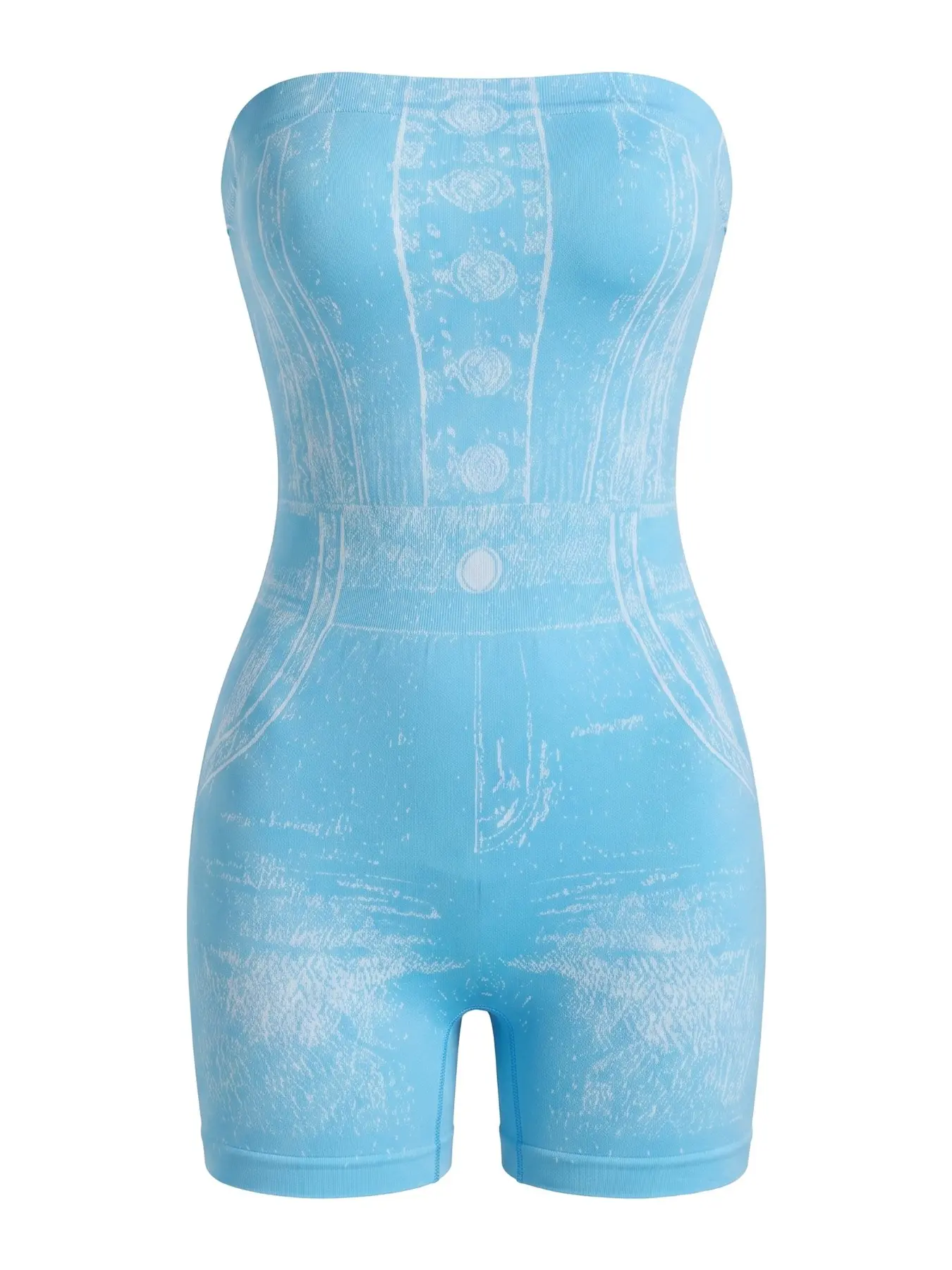 Seamless One-Shoulder Women's Shapewear Bodysuit, Moisture-Wicking, Breathable, Sweat-Resistant, Ideal for Yoga, Running, Casual Wear
