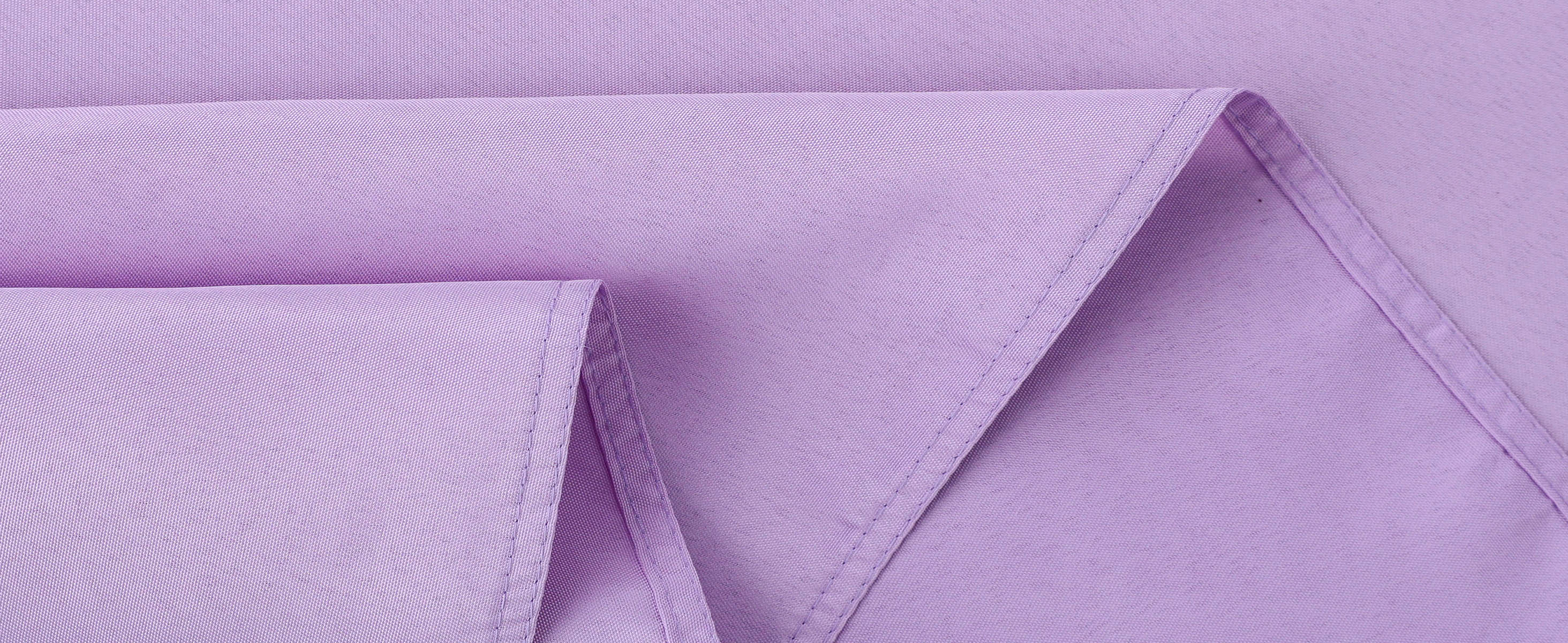 Lavender Rectangle Tablecloth Wrinkle Free Waterproof Polyester Table Cloths Spillproof Heavy Duty and Washable Table Cover for Party, Banquet, Indoor and Outdoor-Square/Rectangular