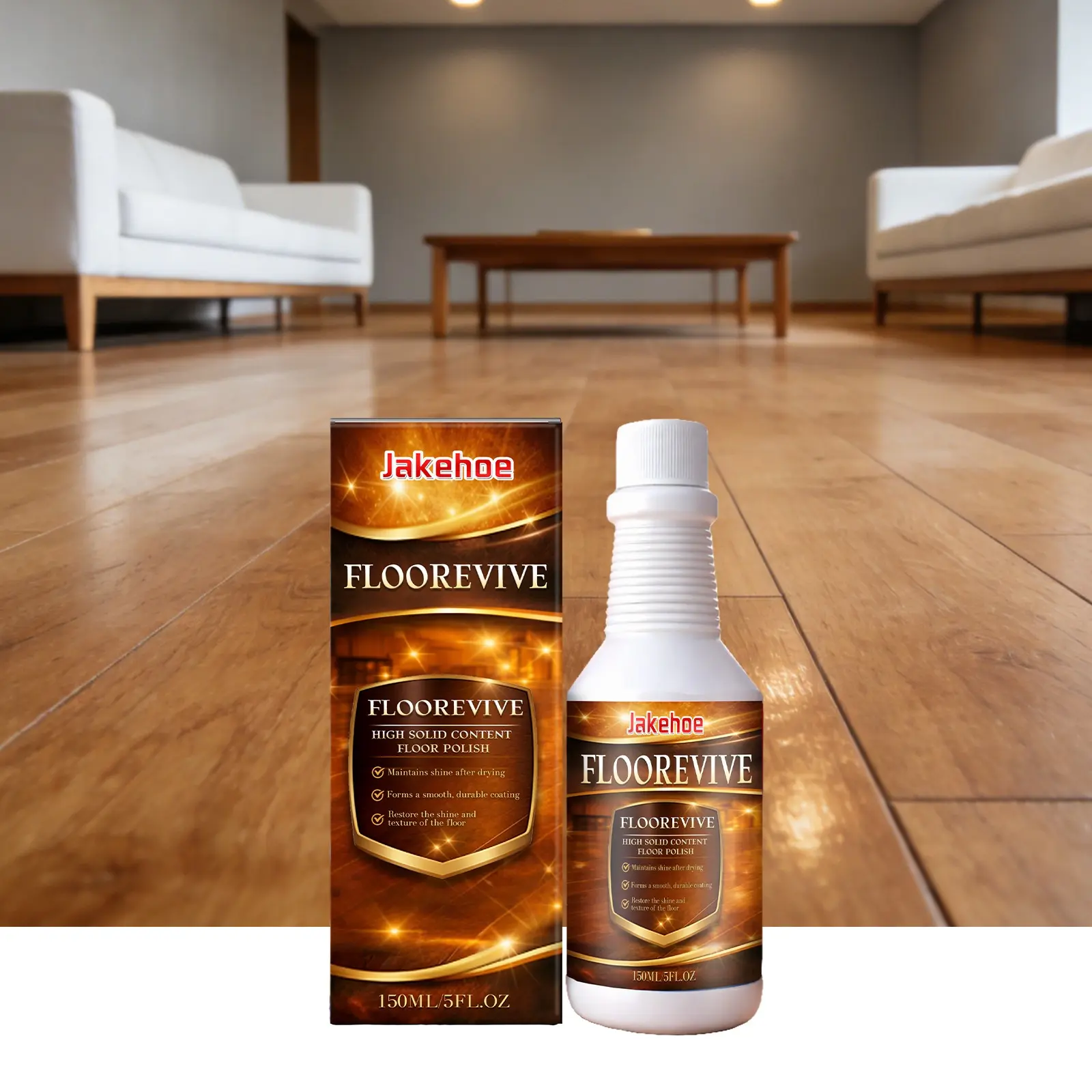 Floor Care Agent Multi-Material Maintenance Brightening Home Cleaning Repair Floor Care Product, Essential for Household Flooring Upkeep
