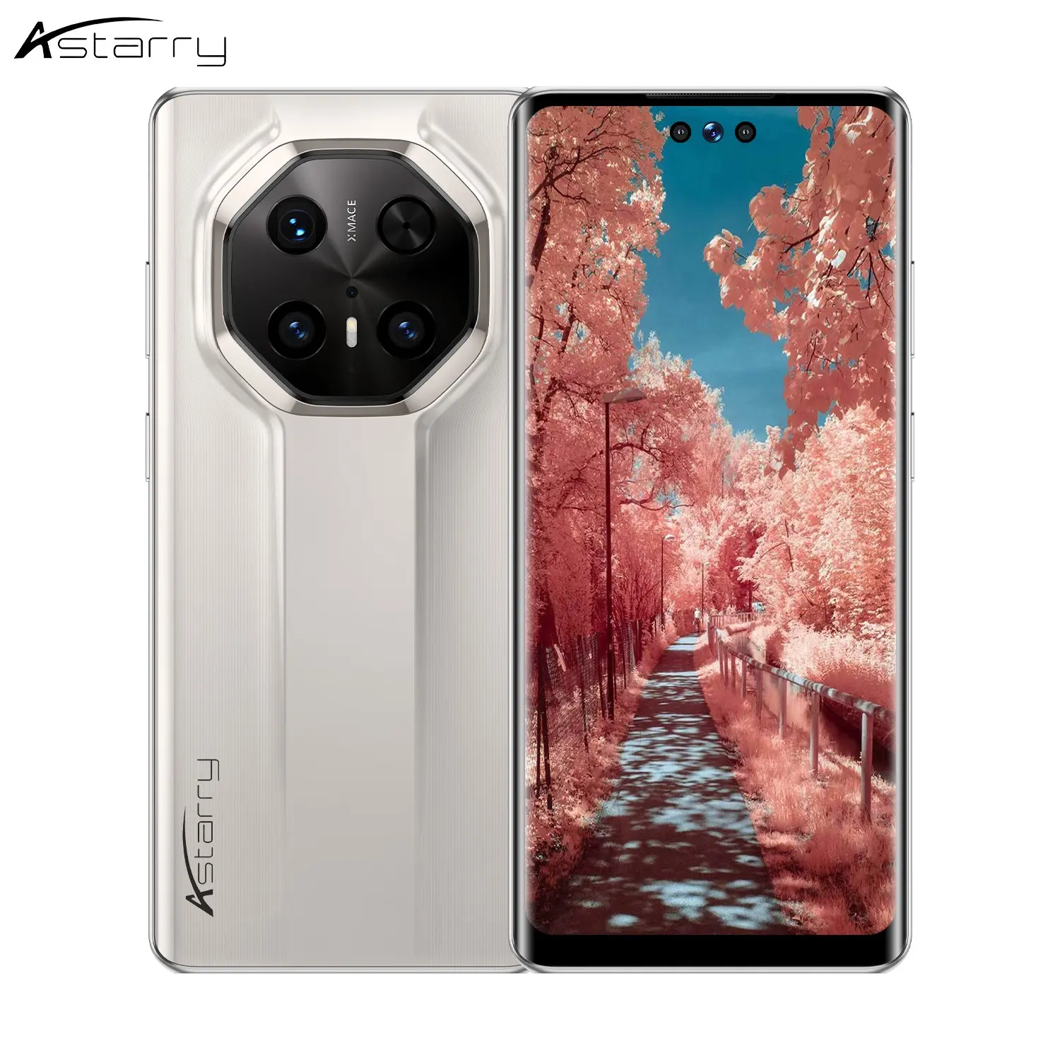 Astarry Android Large Screen Smartphone, 6.95-Inch Screen, Dual Sim, 16+20mp Cameras, Quad-Core Processor, 6gb RAM, 64GB Storage, Type C Cable