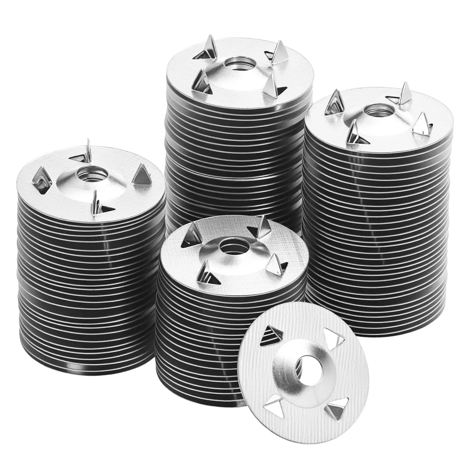 Board Fasteners Washers, 500 count 1-1/8" Steel Washers for Fixing Insulation Board  Board