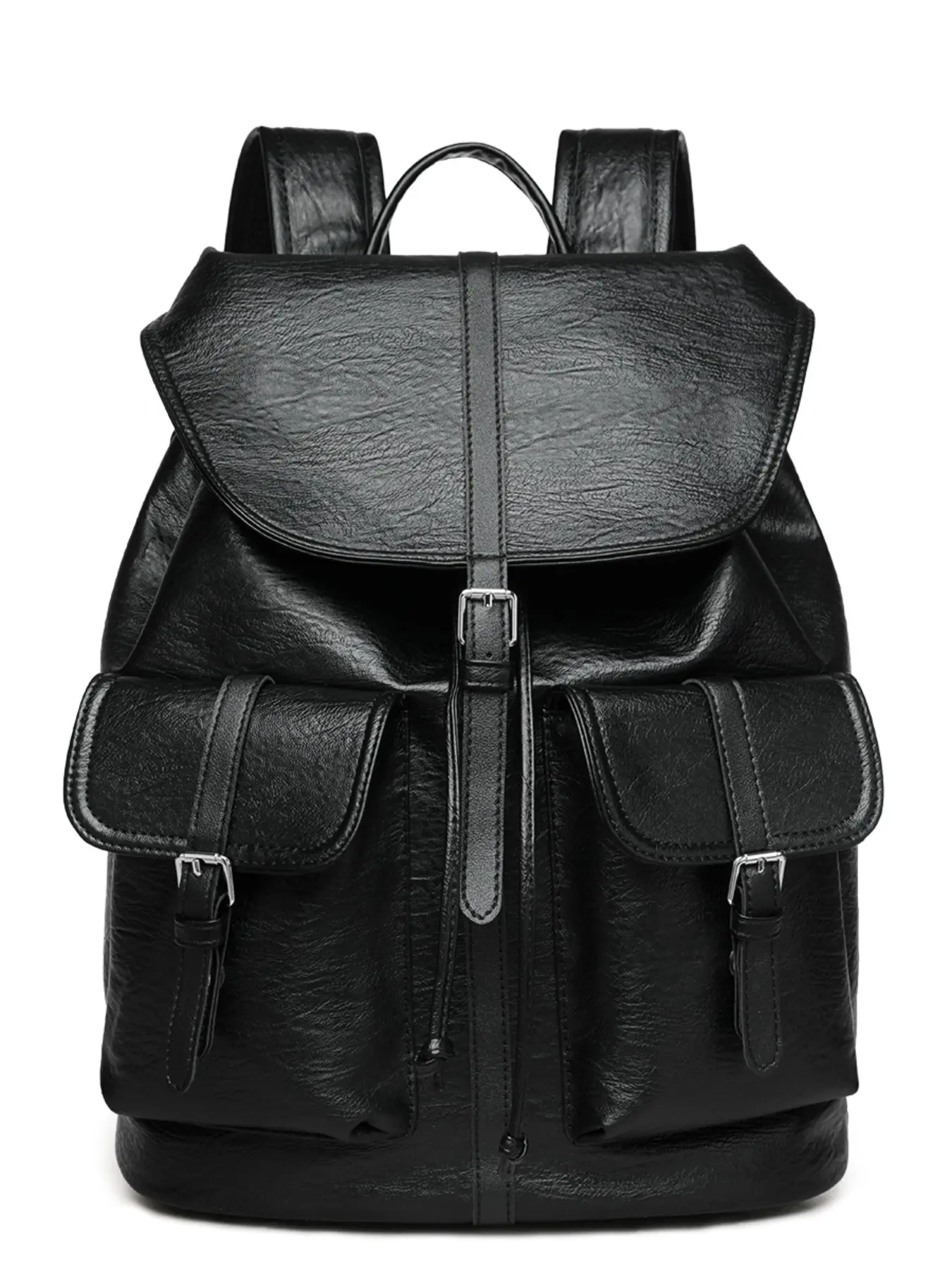 New Fashion Large Capacity PU Multi-Functional College Student Backpack, Stylish Women's Shoulder Bag for Travel and Daily Use