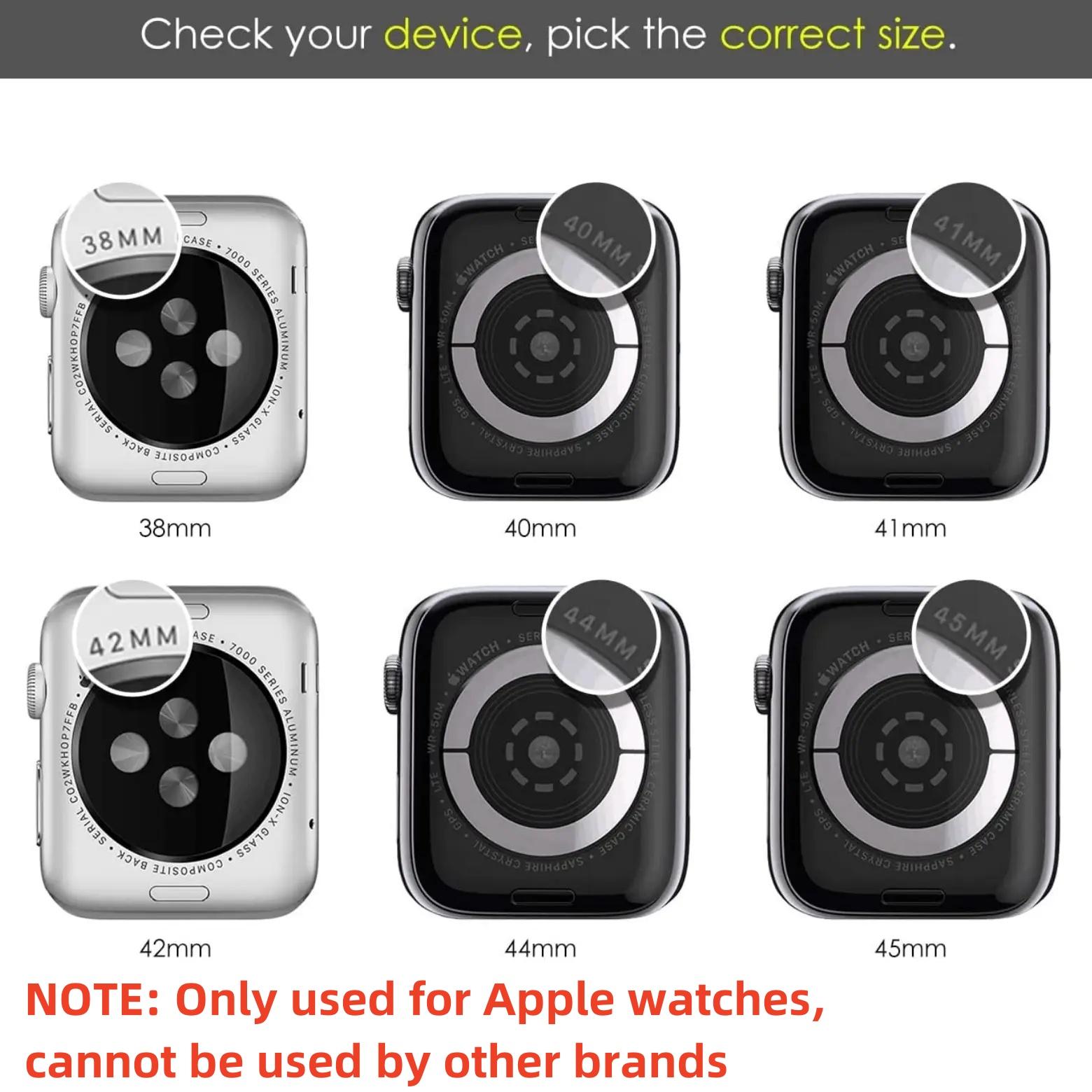 2-Pack PC Case with Tempered Glass for Apple Watch – Clear Protective Cover for 38-49mm