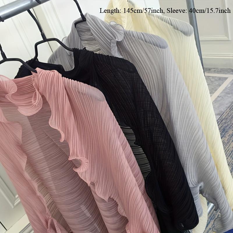 Women's Sun Protection Beach Shawl, Chiffon Scarf, Cycling Arm Sleeves, Cape