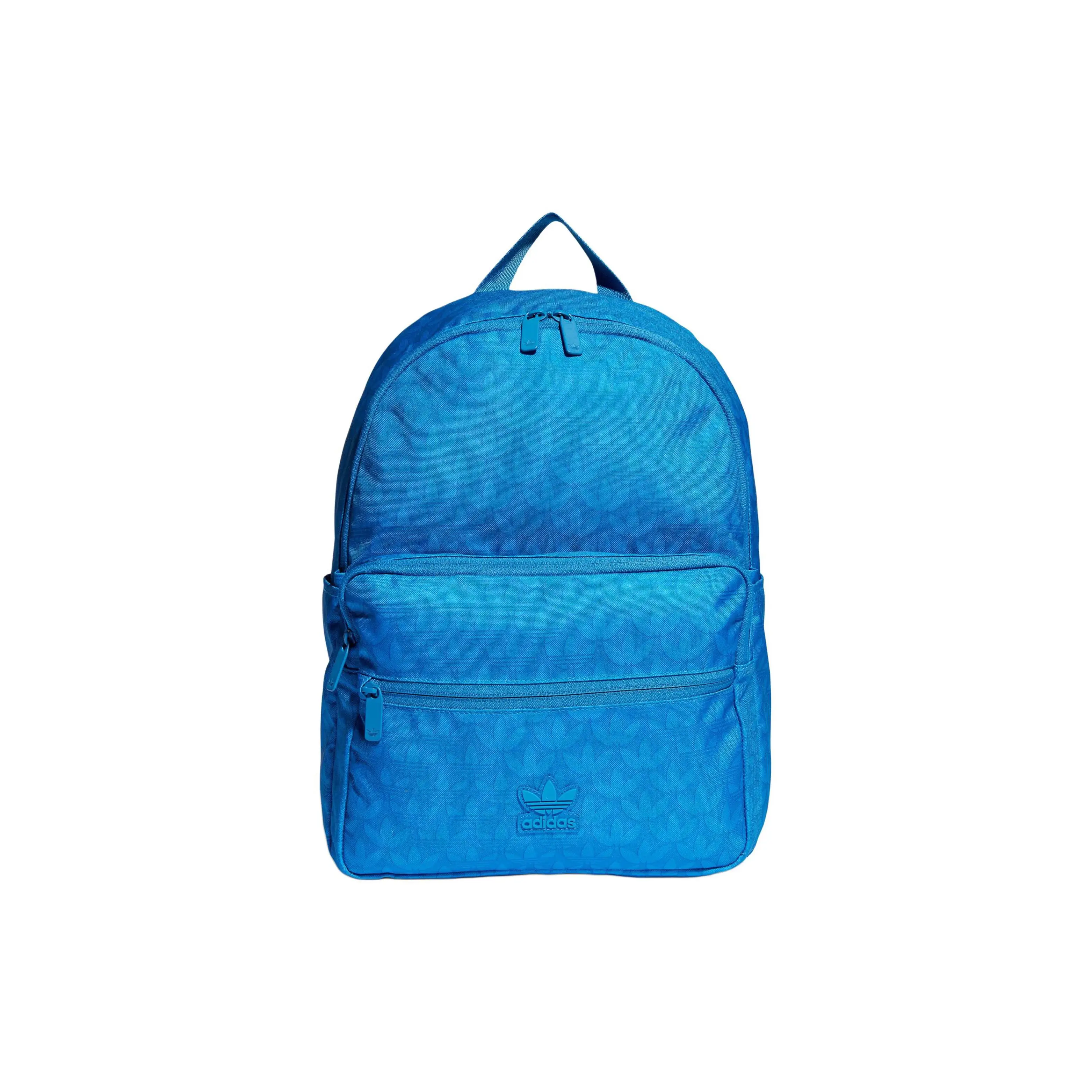 Adidas Originals Monogram Classic Backpack for Men and Women – Casual Style in Bright Blue