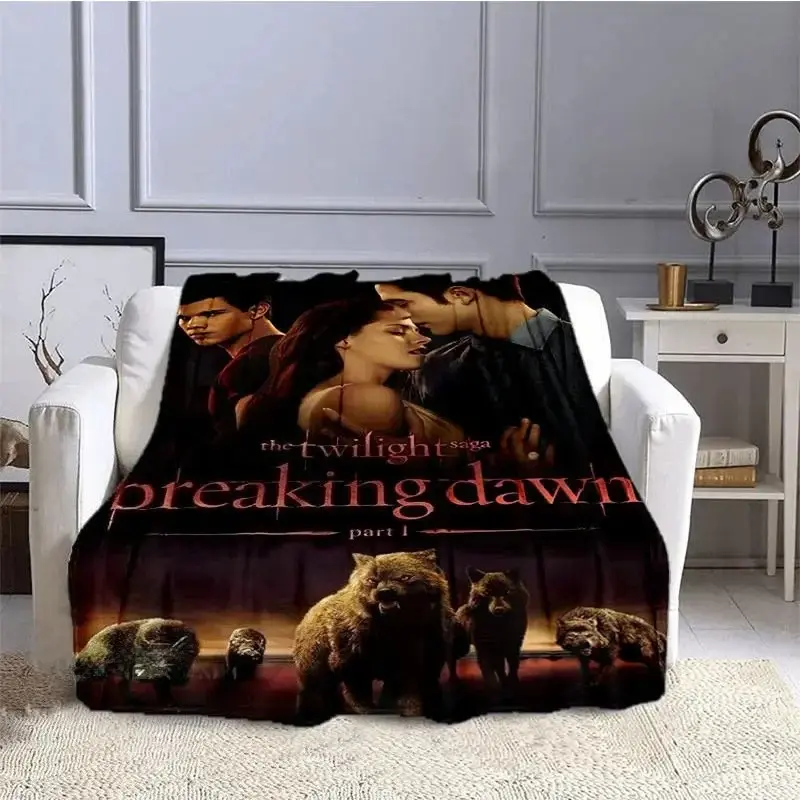 Twilight Saga Flannel Blanket – Soft Cozy Throw for Travel, Home Use, and Gift Idea