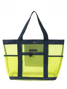 Large Capacity Swimming Gear Bag, Outdoor Beach Bag, Portable Mesh Pouch, Travel Toilet Kit, Swimwear Storage Bag, Handheld Design