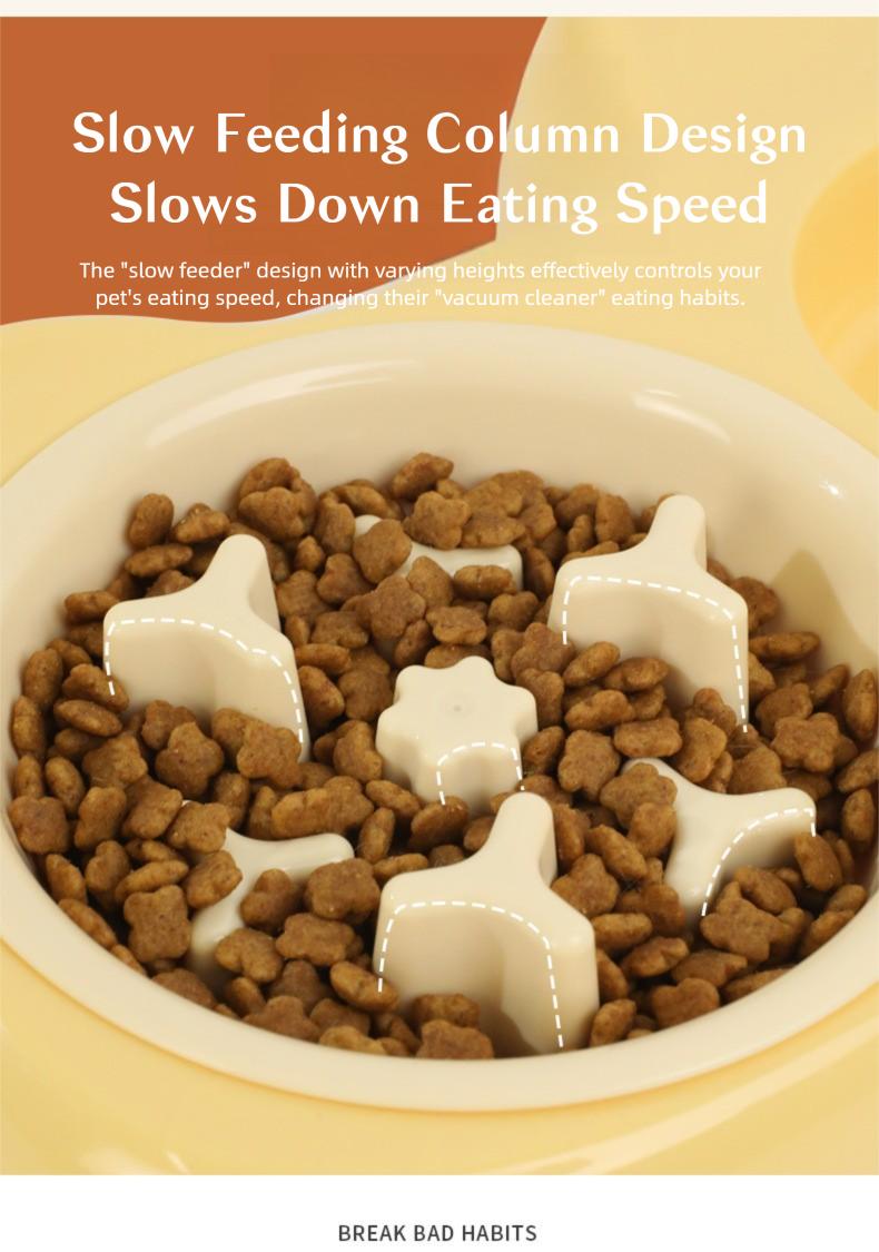 Stainless Steel Slow Feeder Bowl for Small Dogs – 2-in-1 Double Bowl, Anti-Choke Design, Non-Slip Base Stainless Steel Slow Feeder Bowl for Small Dogs – 2-in-1 Double Bowl, Anti-Choke Design, Non-Slip Base