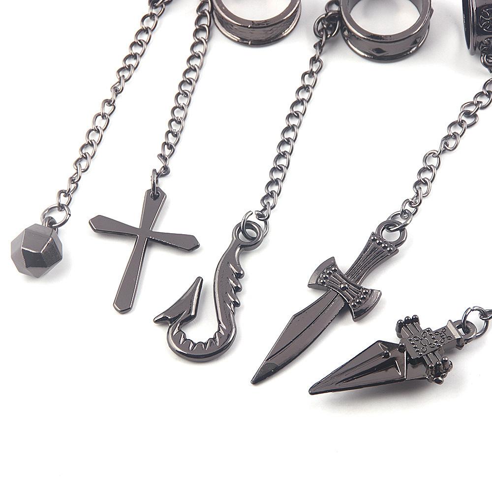 Anime Hunter x Hunter Bracelet Jack Kurapika Five Finger Chain Ring Cosplay Second Dimension Unisex Accessories Jewelry Gift