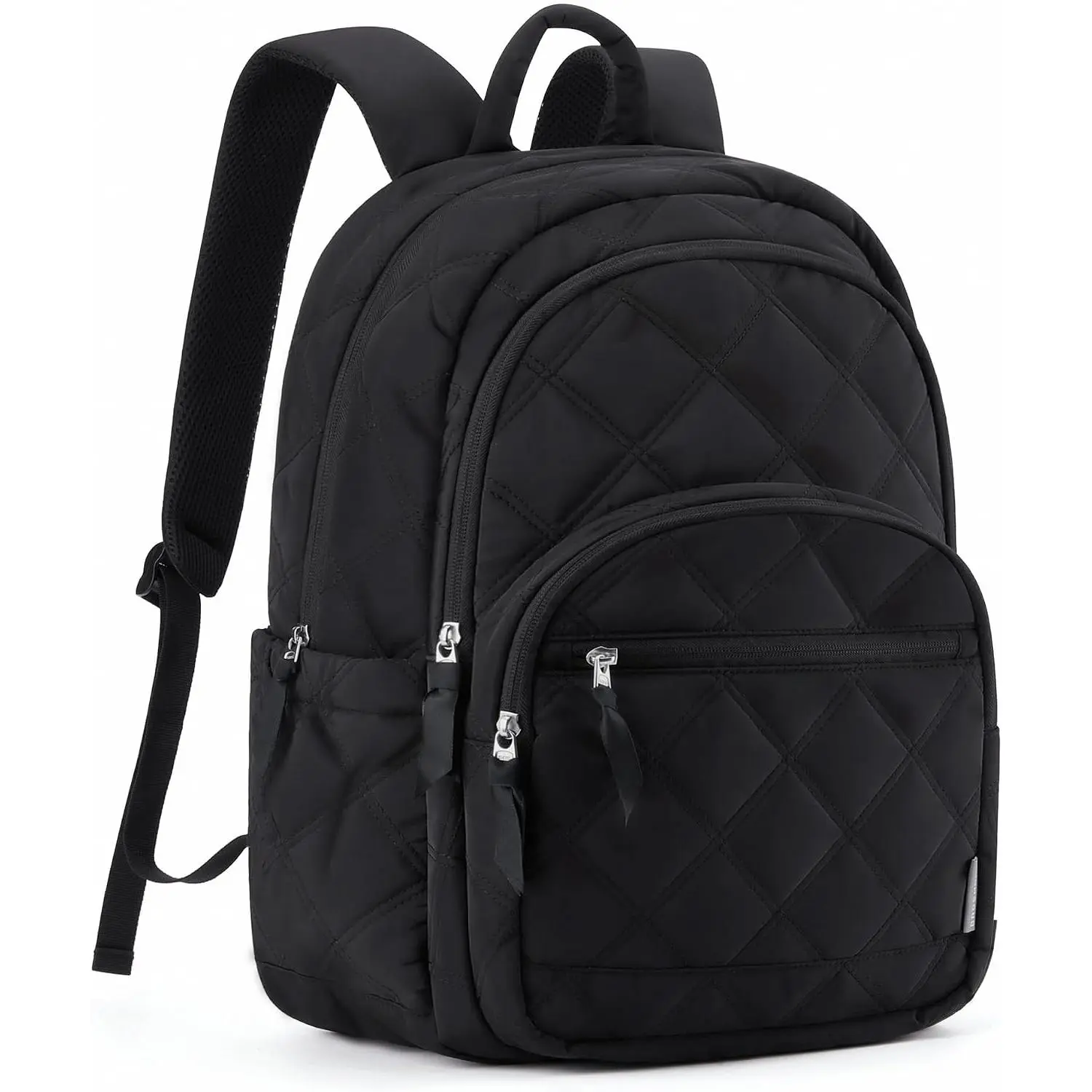 BAGSMART College Laptop Backpack,Cute Travel Backpack for Women,Quilted Computer Bookbag